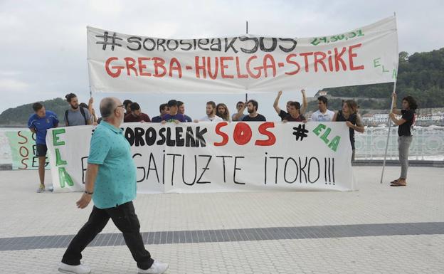 Los socorristas guipuzcoanos llevarán a cabo una huelga indefinida a partir del día 14