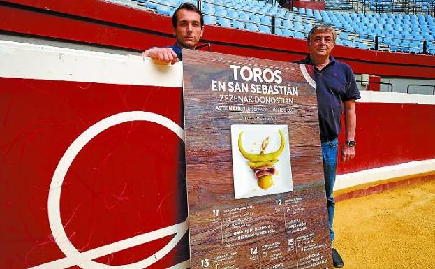 Pablo y Manuel 'Chopera': «Es un orgullo que veinte años después siga habiendo toros en San Sebastián»