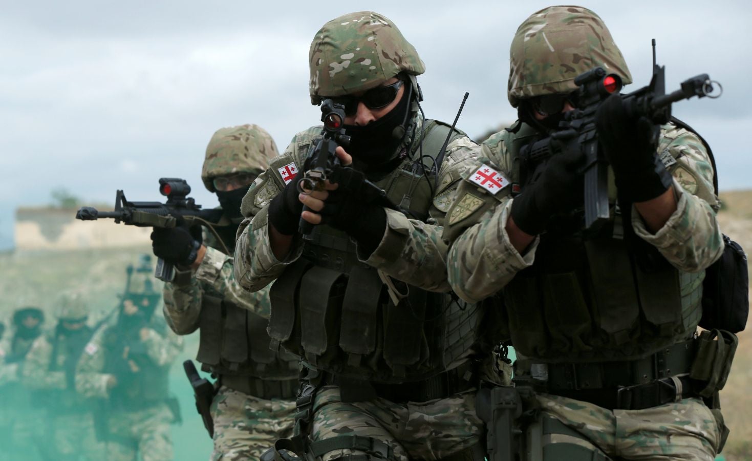 El duro entrenamiento militar