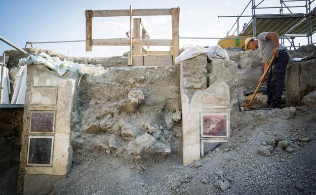 casa de Júpiter, el nuevo descubrimiento en pompeya