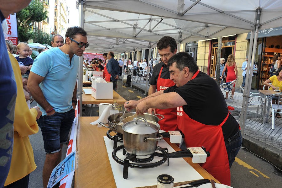A la rica merluza en salsa verde