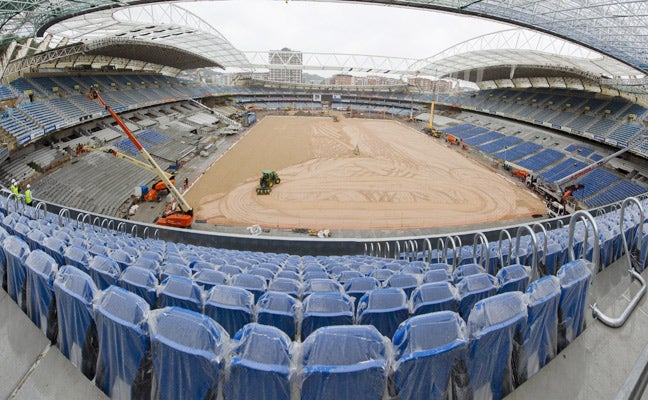 Las obras de Anoeta entran en la recta final