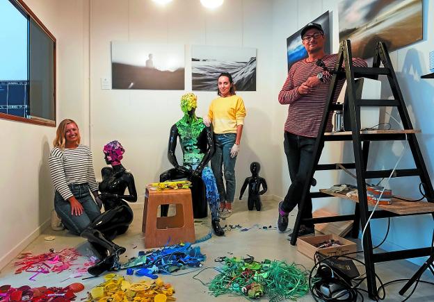 Residuos transformados en arte