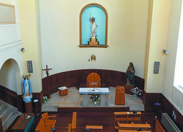 Ego Ibarra recorre en una grabación el interior del convento de Ipurua