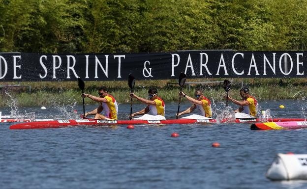 El K4 500 español se lleva la plata