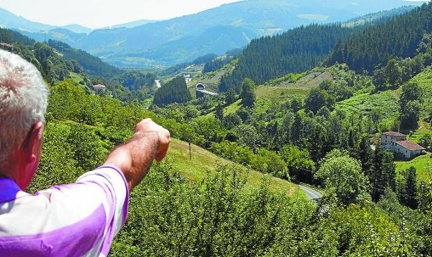 El nudo de Bergara del TAV empieza a atar los 5 kilómetros que parten desde Angiozar