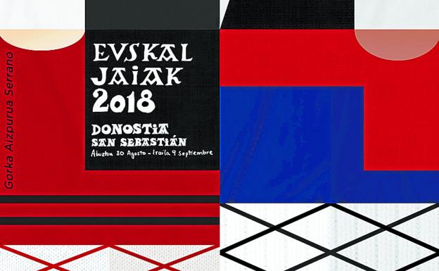 Un cartel del eibarrés Gorka Aizpurua ilustrará las Euskal Jaiak de Donostia