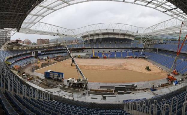 LaLiga examinará este lunes las obras de Anoeta