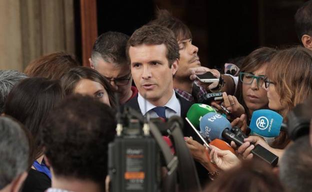 Casado exige a Sánchez una explicación sobre el referéndum que quiere para Cataluña