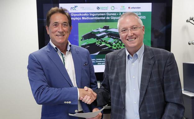 La construcción del centro de residuos de Gipuzkoa entra en su recta final