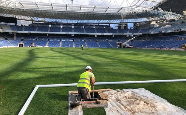 Así está Anoeta a una semana de su estreno