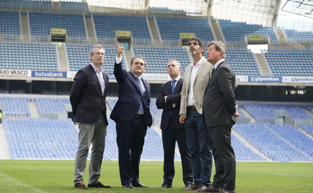 Urkullu: «La Real Sociedad tiene con Anoeta el campo adecuado a su estatus»