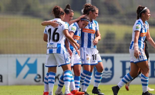 La Real se estrena a lo grande en Zubieta