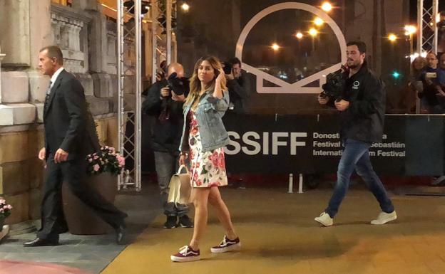 Blanca Suárez ya está en San Sebastián