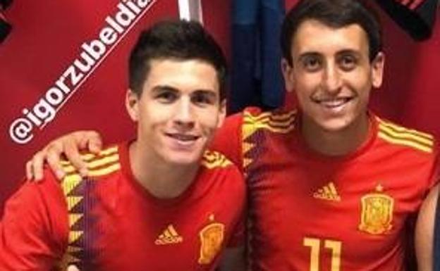 Zubeldia y Oyarzabal, convocados por la selección sub21