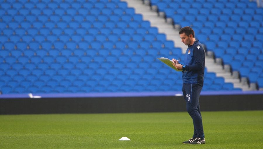 Entrenamiento de la Real Sociedad, en imágenes