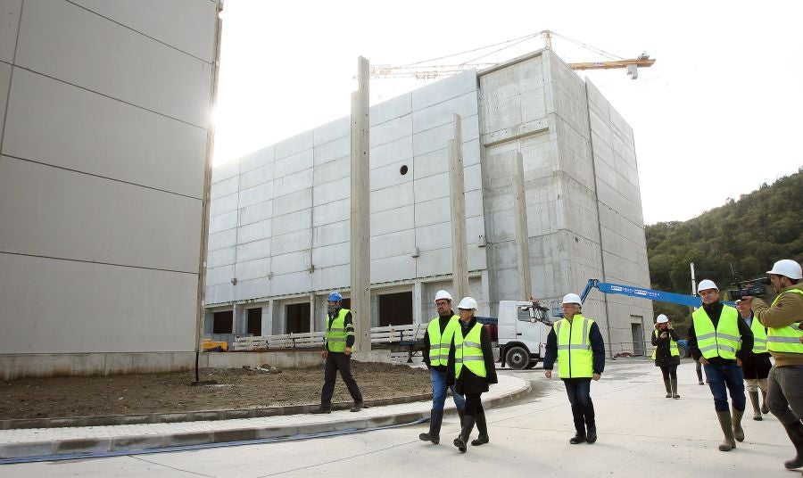 Visita a las obras de la incineradora