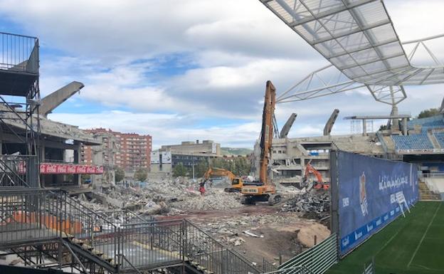 La tribuna norte del estadio de Anoeta tiene los días contados
