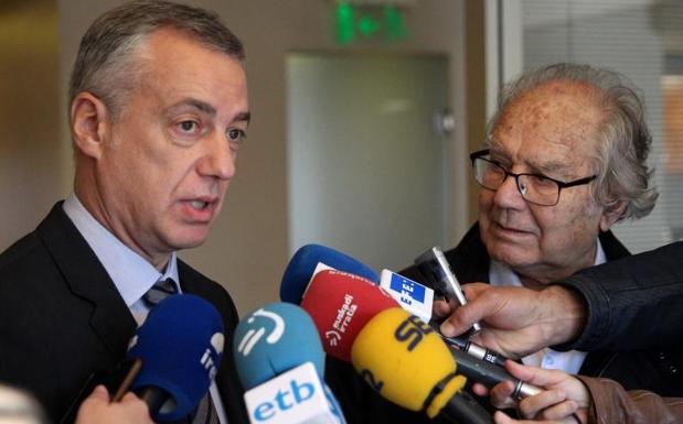 Urkullu reclama la libertad de los presos del procés y espera que la Abogacía del Estado facilite su excarcelación