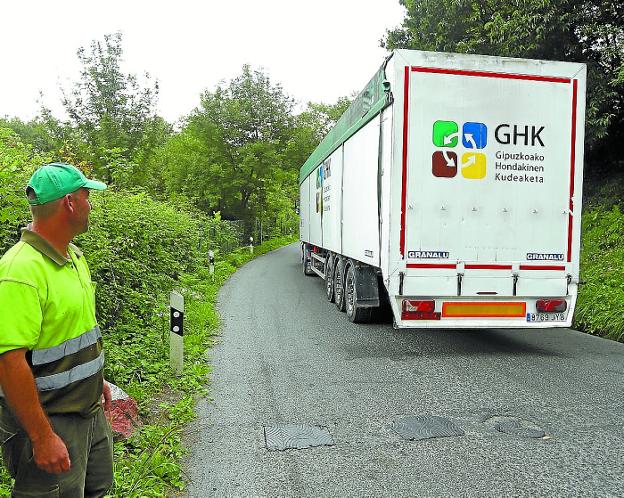 Gipuzkoa envía a Bizkaia más de 10.000 toneladas de basura en dos meses