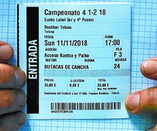 Pelota Vasca Entradas En Ingles En El Festival Del Domingo En Tolosa El Diario Vasco