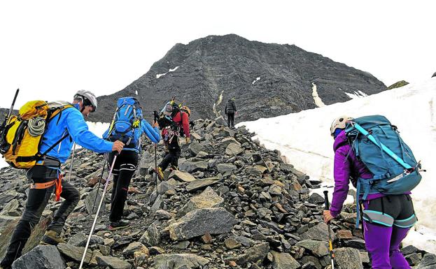 El Mont Blanc se desmorona