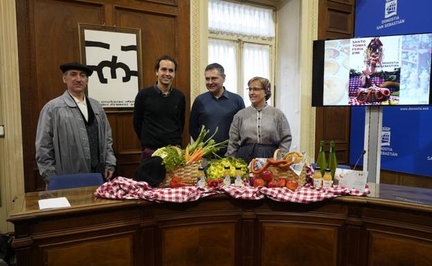 Todo listo para la feria de Santo Tomás de San Sebastián