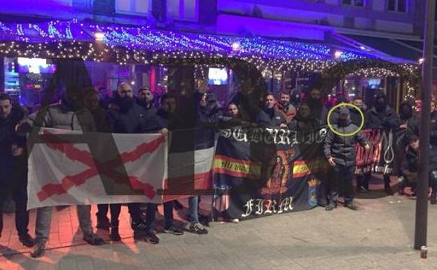 El asesino de Aitor Zabaleta, detenido en Bélgica junto a varios ultras por hacer el saludo nazi