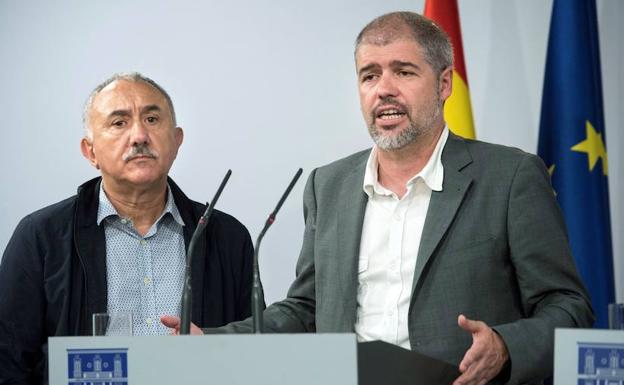 CC OO considera que Pedro Sánchez «no tiene margen para pasar la legislatura sin corregir» la reforma laboral