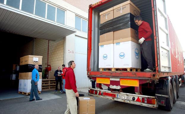 Ropa vasca para los refugiados