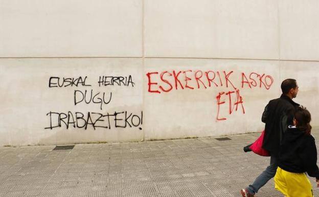 Covite cifra en 196 los actos de enaltecimiento a ETA en 2018