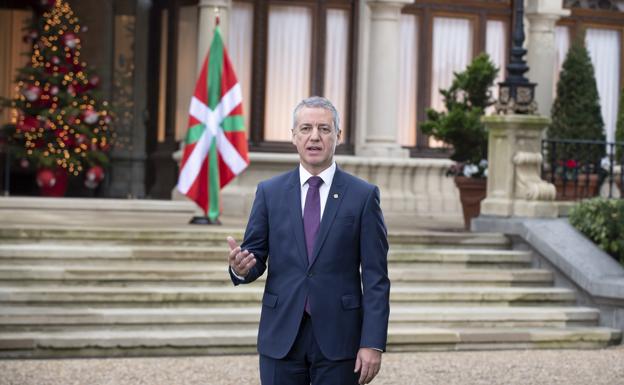 El mensaje de fin de año del lehendakari en ETB sumó un 23% de audiencia, un 1,6% más que en 2017