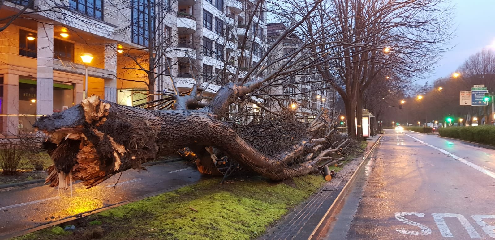 Temporal de viento y lluvia en Gipuzkoa