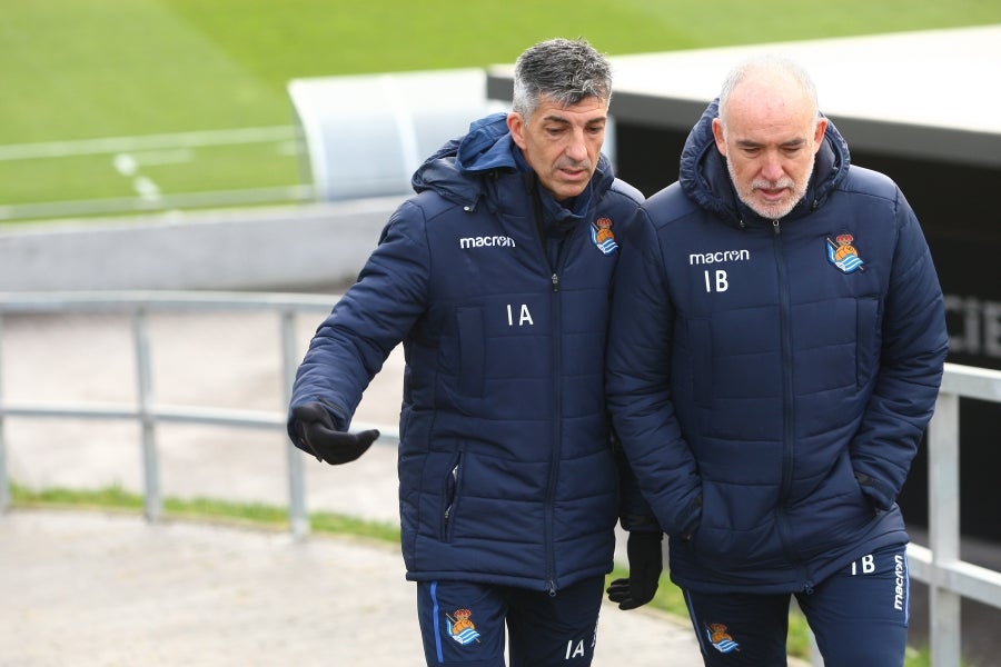 La Real Sociedad se prepara para el Huesca