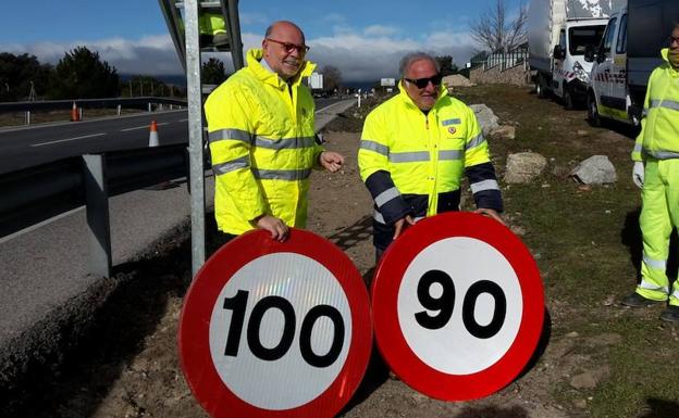 Todos a 90 km/h en carretera