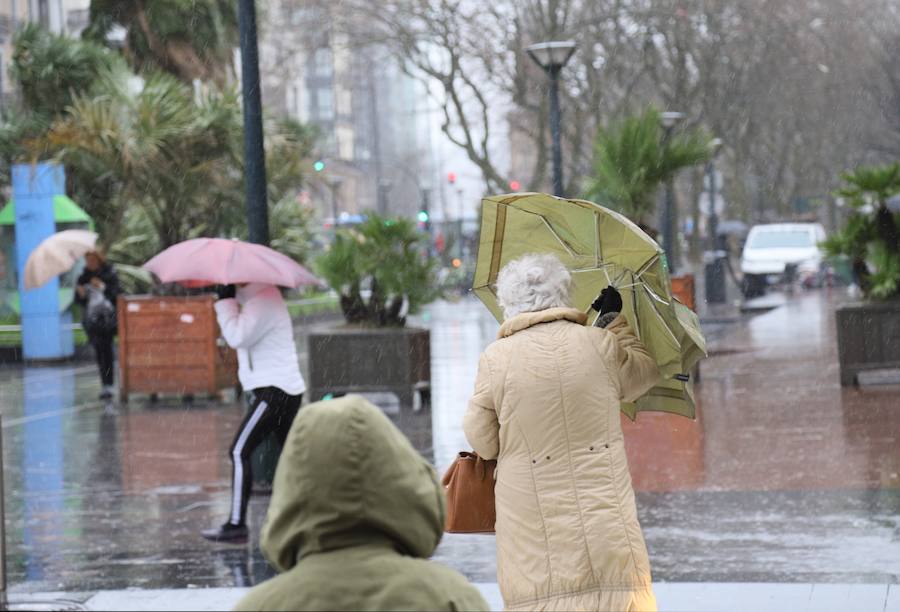 Tiempo invernal en Donostia