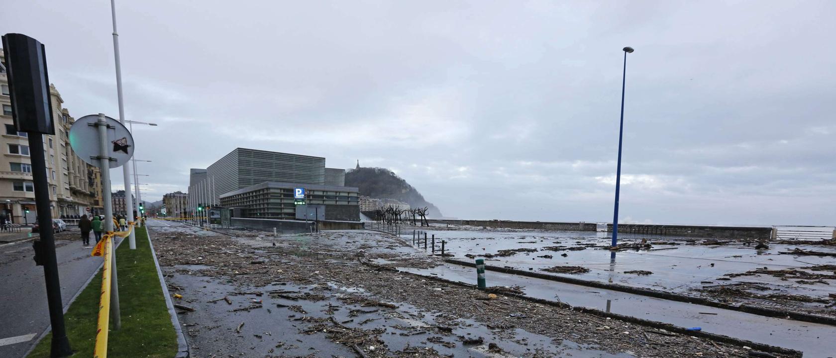 El 'tsunami' que arrasó la costa de Gipuzkoa