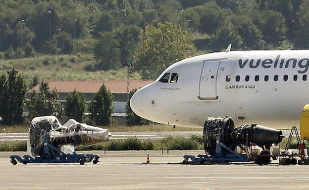 «No nos hemos comido un buitre de chiripa», protesta un piloto a la torre al aterrizar en Loiu