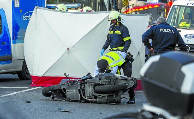 «La moto venía directa hacia mí, he intentado esquivarla pero no he podido»