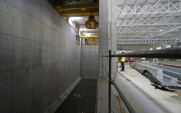 Recorrido de la fracción resto en la TMB de Zubieta