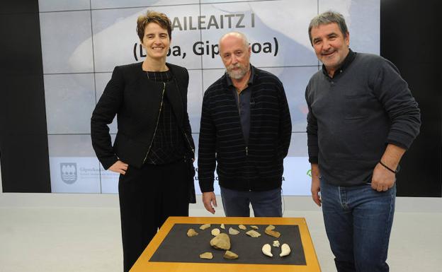 La cueva de Praileaitz ya estaba habitada hace unos 200.000 años