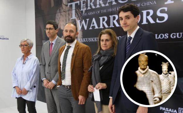 Los Guerreros de Xian acamparán en Pasaia desde el 15 de marzo