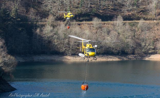 Alerta en Gipuzkoa ante la sucesión de incendios forestales intencionados