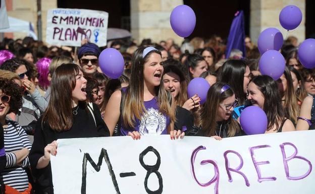 Consulta las movilizaciones del 8-M en Gipuzkoa