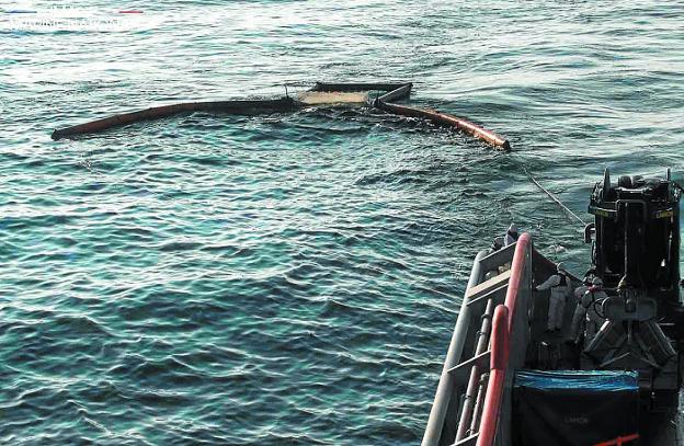 El buen tiempo permite recuperar parte del fuel oil