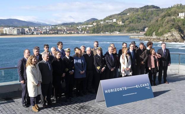 Las cuatro marinas se unen para rendir un homenaje a Elcano