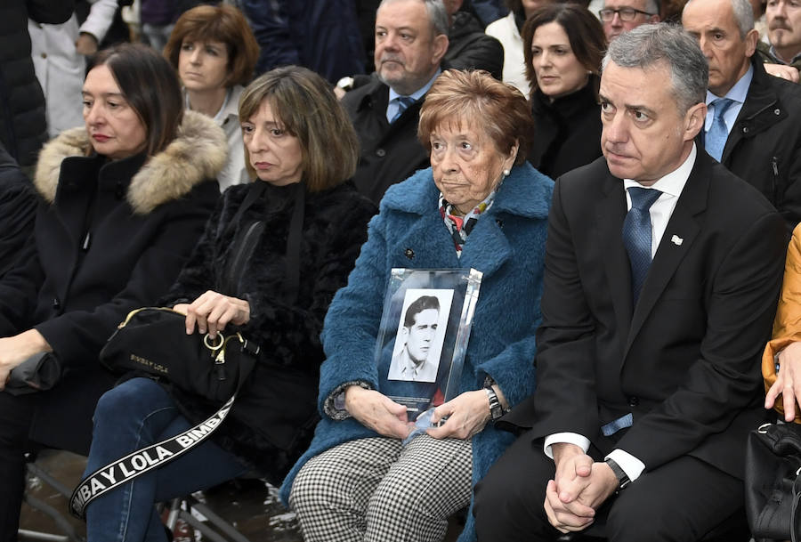 Primer homenaje del Gobierno Vasco a una sola víctima de ETA