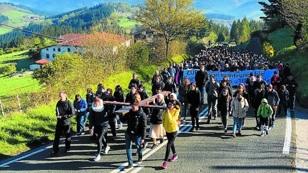Una caminata cargada de fe y tradición