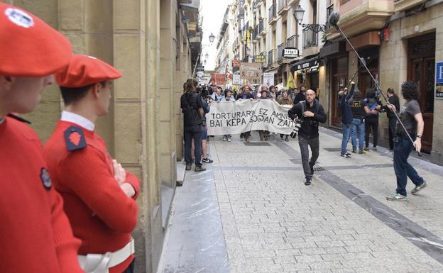 'Patria' convierte la Parte Vieja en un plató