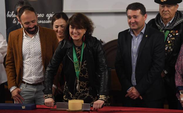 El nuevo queso Idiazabal de 2019 «tiene un olor maravilloso»